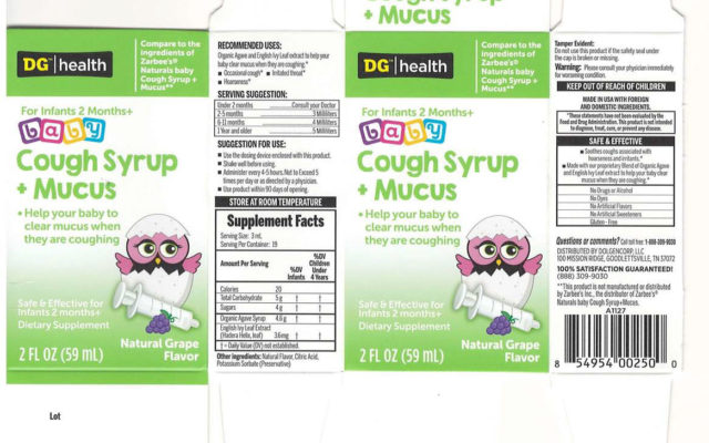 Baby cough syrup recalled because of bacterial contamination
