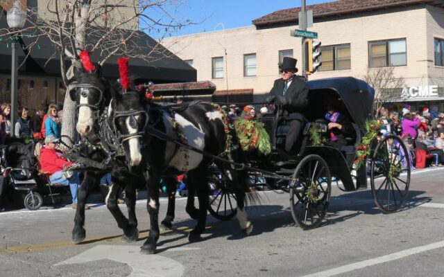 Historical Horse-Drawn Vehicles Feature For 28th Edition Of Lawrence Old-Fashioned Christmas Parade Saturday