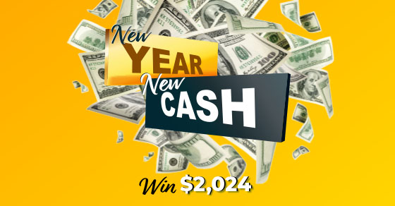 Win $2,024 New Year New Cash!